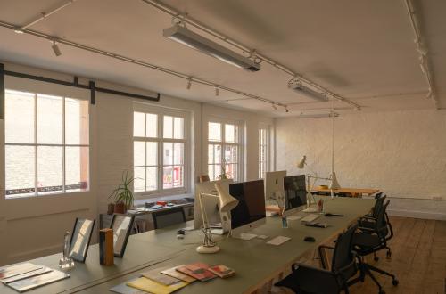 Desk spaces available in bright sociable studio shared with architect