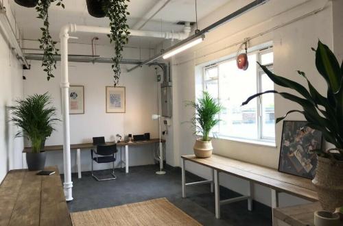 Desk space to rent in the Old Biscuit Factory in Bermondsey