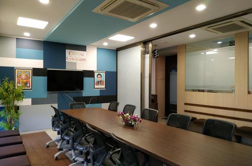 Elegant and spacious Meeting/Conference room in a office space in Goregaon (W), Mumbai.