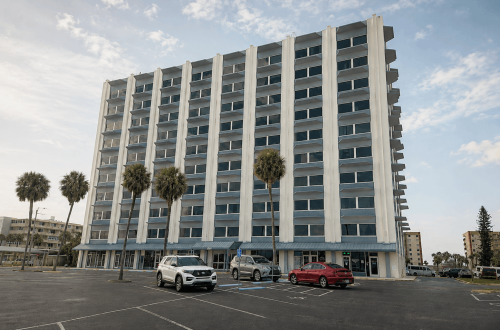 Front parking lot - north (1)