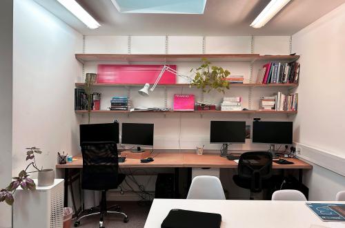 Desks in Friendly Creative Office in Battersea