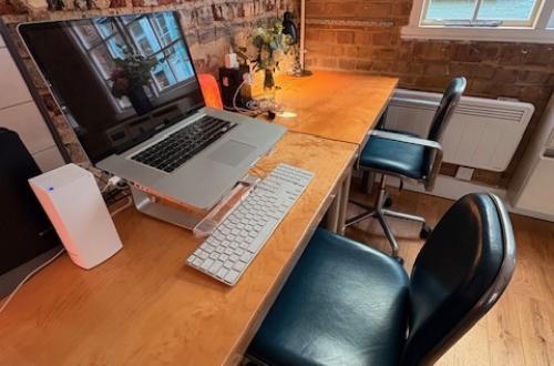 Hay loft 2 desks side