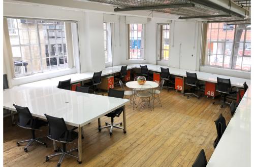 Light, open office available to share with Clerkenwell creative