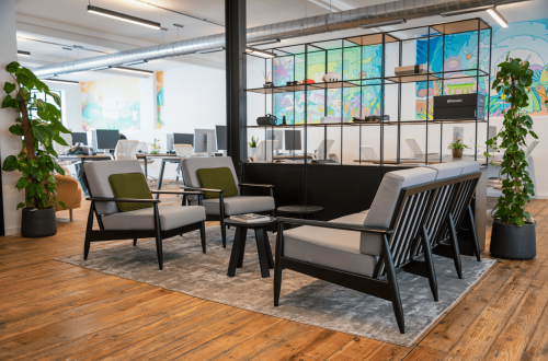 Warehouse-style creative space in Clerkenwell's design district